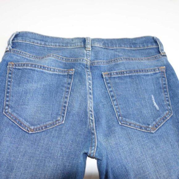 Gap Women's Best Girlfriend Cropped Jeans Size 26 Blue Mid Rise 25" Inseam Denim - Picture 9 of 9
